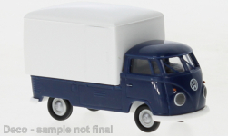 Brekina 32856 - H0 - VW T1b Großraum-Koffer - dunkelblau/weiß